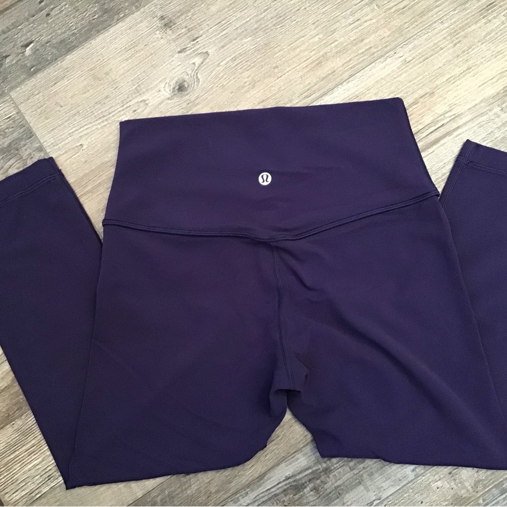 Lululemon Align Crop (19”) Leggings, purple, size 6
